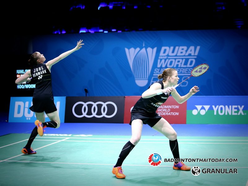 Kamilla Rytter Juhl - Christinna Pedersen @ Dubai World Superseries Final 2016 รูปภาพกีฬาแบดมินตัน