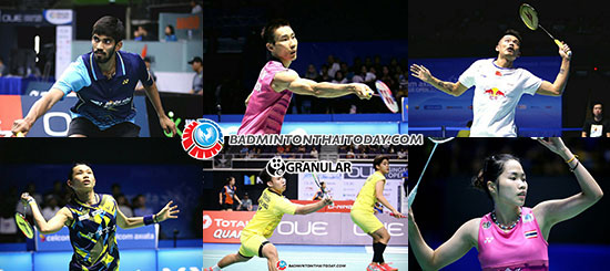 Srikanth ขึ้นแท่นนักแบดทำเงินสูงสุด เมย์,ปอป้อ-บาส ติดโผอันดับ 8