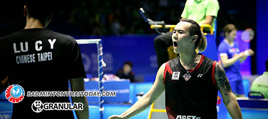 "ลู่ ชิงเหยา/หยาง โปฮาน ชนะคู่อังกฤษ เข้ารอบ 16 คู่สุดท้าย Celcom Axiata Malaysia Open"