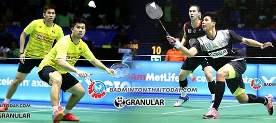 "อาร์ท-ต้นน้ำ ฟอร์มแจ่มล้มคู่ไทเป เข้ารอบควอเตอร์ไฟนอล Celcom Axiata Malaysia Open"