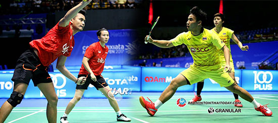 บาส-ปอป้อ ฟอร์มร้อนแรงชนะแชมป์คู่ผสมโอลิมปิก 2016 ในศึก OUE Singapore Open 