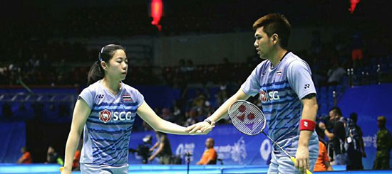 อาท-เอ็มเอ็ม แพ้ คู่จากมาเลเซีย ตกรอบแรกในศึก OUE Singapore Open