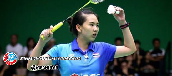 หมิว ต้านแชมป์โอลิมปิค 2016 ไม่ไหว แพ้ไปแบบสุดมันส์ 2:1 เกมส์ ในศึก OUE Singapore Open