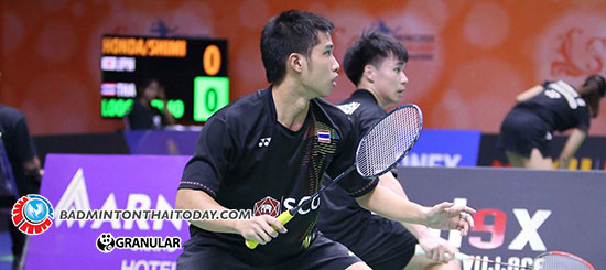 ตินณ์-ดีโก้ เจอของแข็งจากไทเป แพ้ไป 0:2 เกม ในศึกชิงแชมป์เอเชียที่จีน