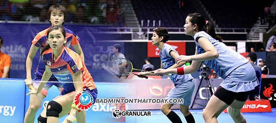 เอิร์ธ-ปอป้อ แพ้คู่จากมาเลเซีย 1:2 เกม ในศึกชิงแชมป์เอเชียที่จีน