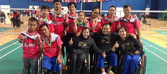 "ทีมแบดมินตันคนพิการทีมชาติไทย คว้าแชมป์ 5 ประเภท Irish Para-Badminton"