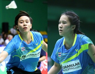ส่งใจเชียร์”แบม-พลอย”คว้าแชมป์หญิงคู่รายการที่2ในเดือนนี้