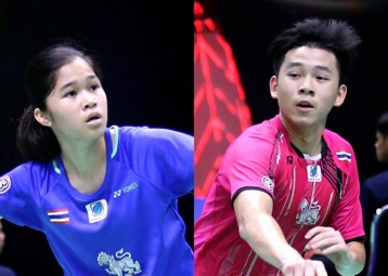 “จิว-วิว” นำทีมเยาวชนไทยพาเหรอดชิงแชมป์แบดมินตันเยาวชนที่สิงคโปร์