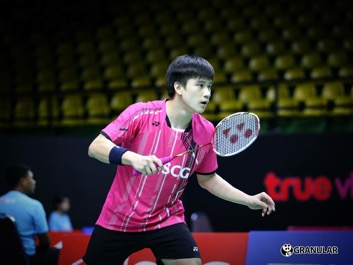 กัน ตกรอบรองแพ้หนุ่มจีน 2 เกมส์รวด