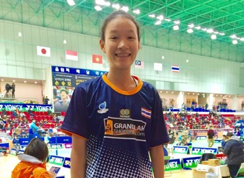 น้องมูนาร้อนแรง ชนะ เจ้าภาพเข้าชิงแบดเยาวชนที่เกาหลี