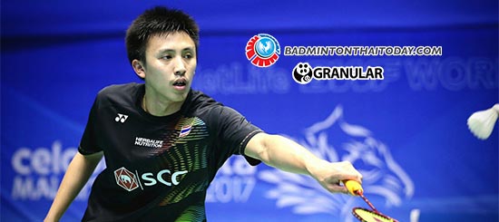  สอง ออกตัวดีเอาชนะหนุ่มจากสิงคโปร์ 2:1 เกม ในศึกชิงแชมมป์เอเชียที่จีน