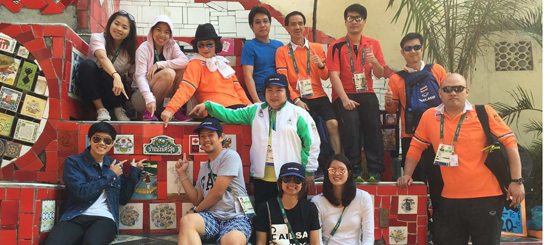 ความเคลื่อนไหวของนักแบดมินตันทีมชาติไทยที่เตรียมตัวออกเดินทางจากนครรีโอ