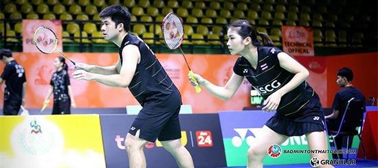 ต้นน้ำ - กิ๊ฟท์ แพ้ญี่ปุ่น 2:0 เกมส์ ตกรอบแรก ในศึก OUE Singapore Open 