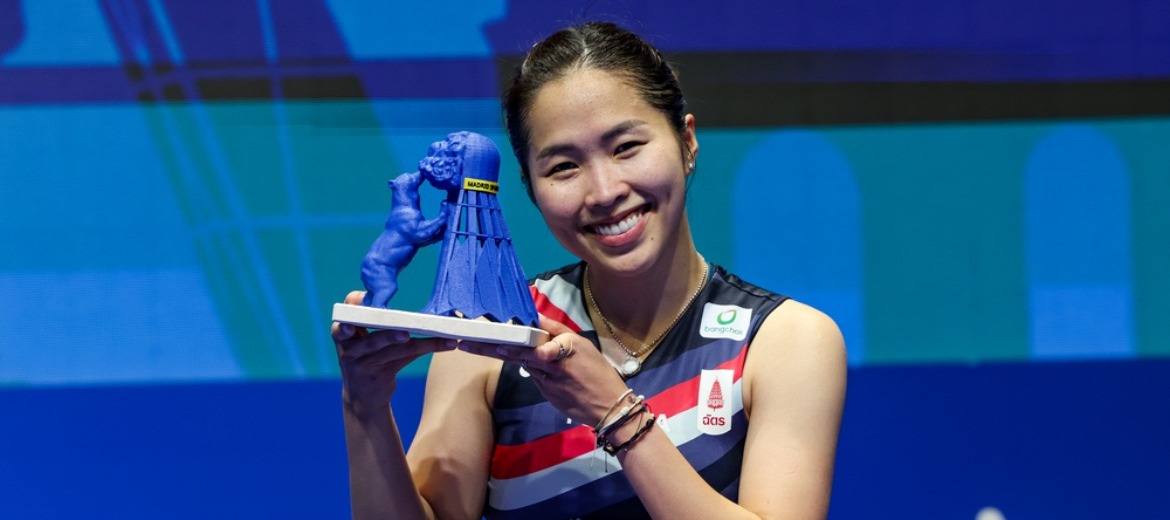 “เมย์” คว้าแชมป์หญิงเดี่ยว Spain Masters 2024 