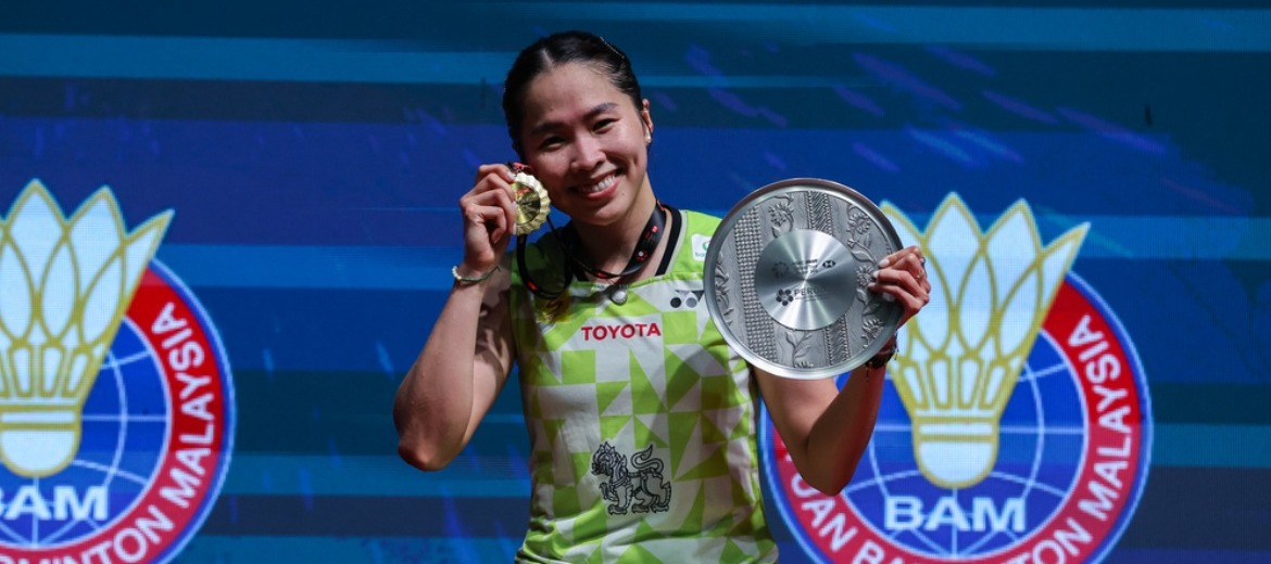 “เมย์” คว้าแชมป์หญิงเดี่ยว Malaysia Masters 2026 