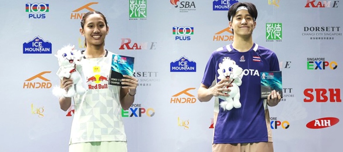 Singapore International Series นักกีฬาไทยคว้า 2 แชมป์