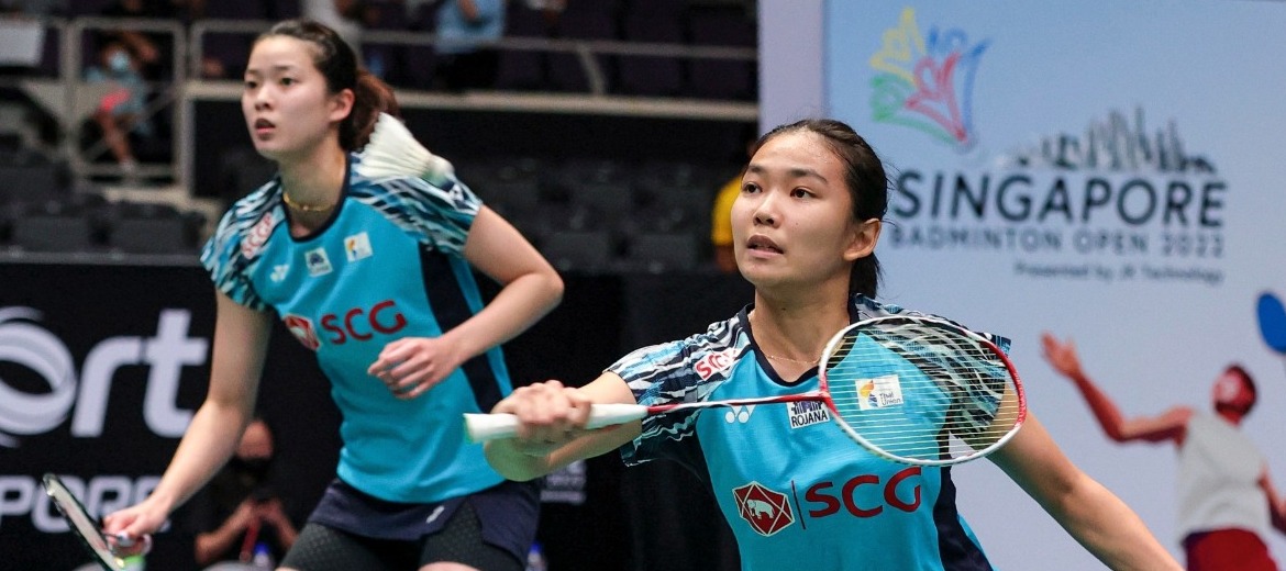 Singapore Open 2022 เชียร์”เอิร์ธ-เฟรม”เจอคู่เก่งอินโดรอบรองวันนี้ 
