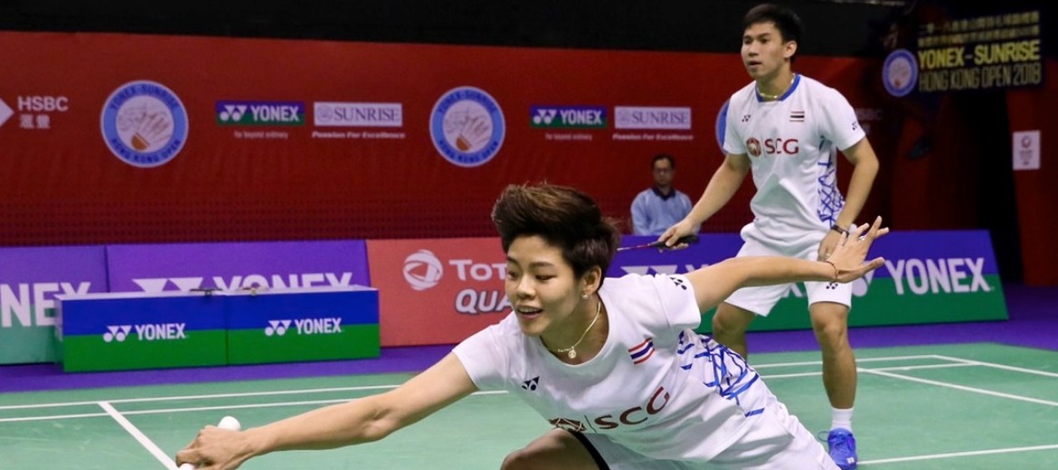 เชียร์”เมย์”และ”บาส-ปอป้อ” รอบรอง Hong Kong Open 2018 วันนี้