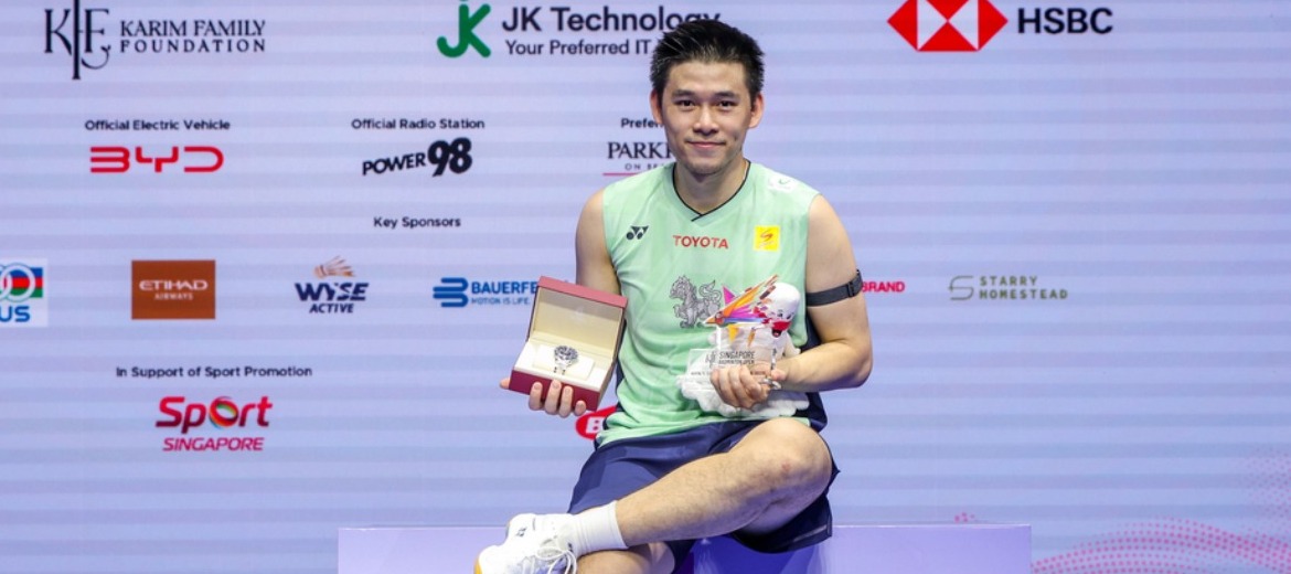 “วิว”กับ”บาส-เฟม”คว้าแชมป์ Singapore Open 2025