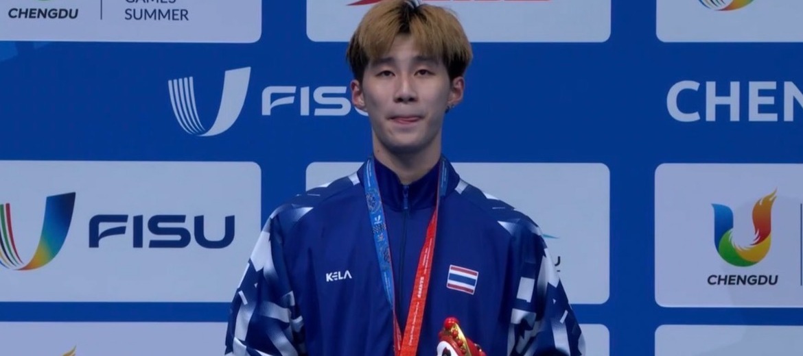 “อิคคิว”พ่ายจีนได้เหรียญเงินชายเดี่ยวกีฬามหาวิทยาลัยโลก