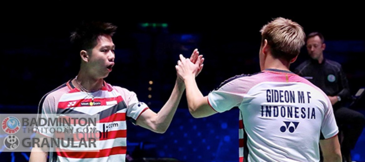 อินโดฯหวัง Kevin Sanjaya Sukamuljo - Markus Fernaldi Gideon คว้าทองชายคู่เอเชี่ยนเกมส์
