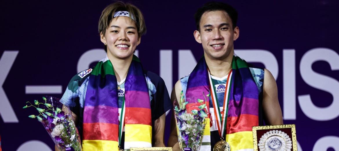 ”บาส-ปอป้อ”คว้าแชมป์ India Open 2024 