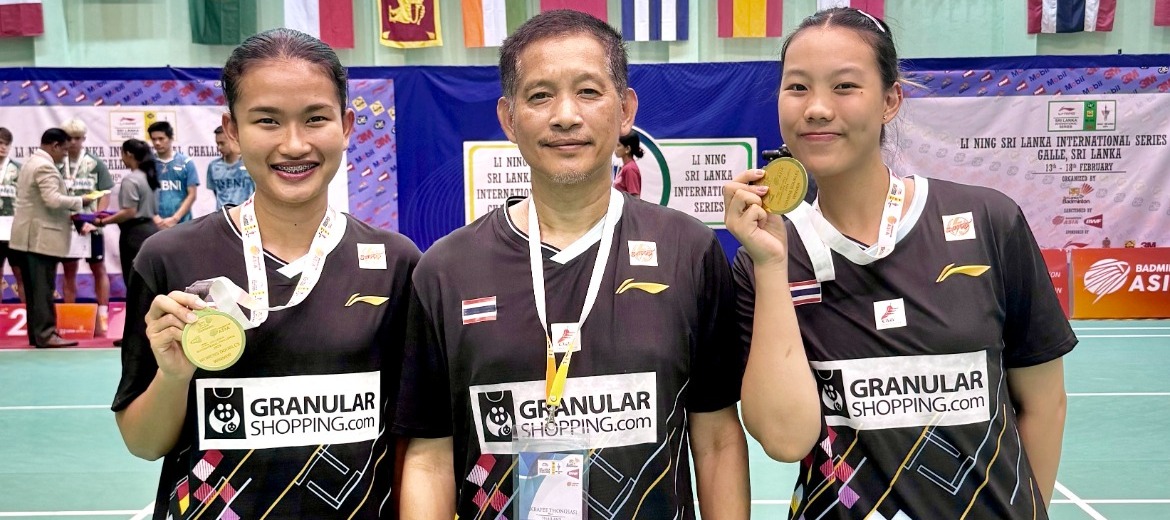 “พิชามญธุ์-นันท์นภัส”คว้าแชมป์หญิงคู่ Sri Lanka International Challenge 2024 