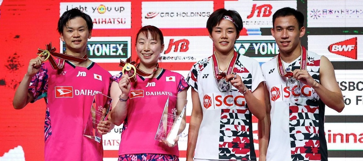 “บาส-ปอป้อ”ได้รองแชมป์ Japan Open