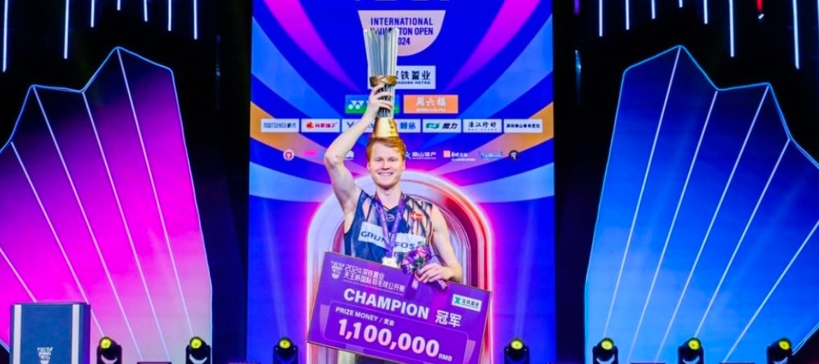Anders Antonsen คว้าแชมป์ King Cup 2024 