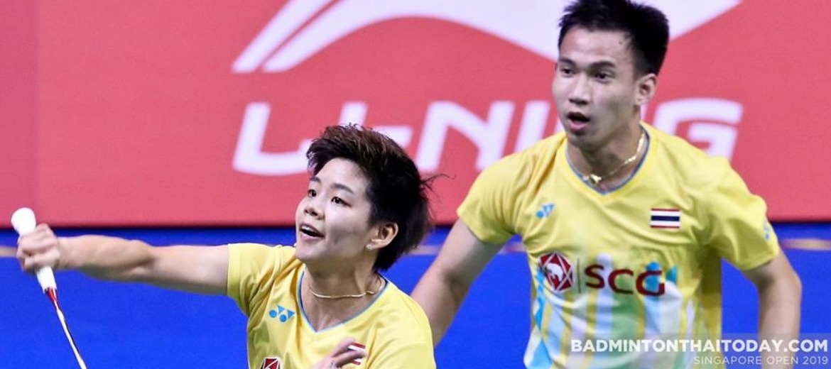 เชียร์”บาส-ปอป้อ” คว้าแชมป์ Singapore Open วันนี้