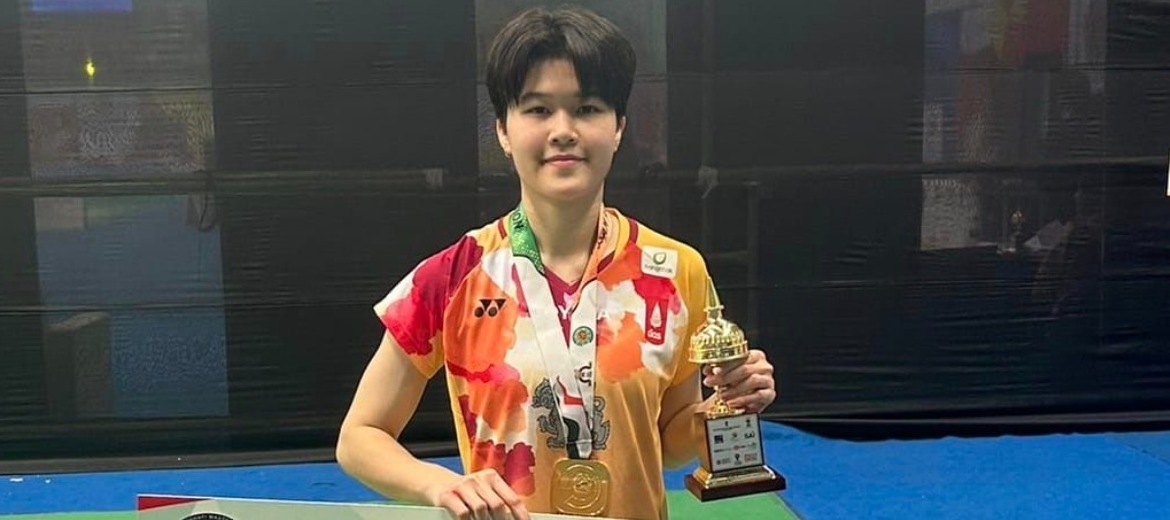 “จิว”คว้าแชมป์หญิงเดี่ยว Guwahati Masters 2023