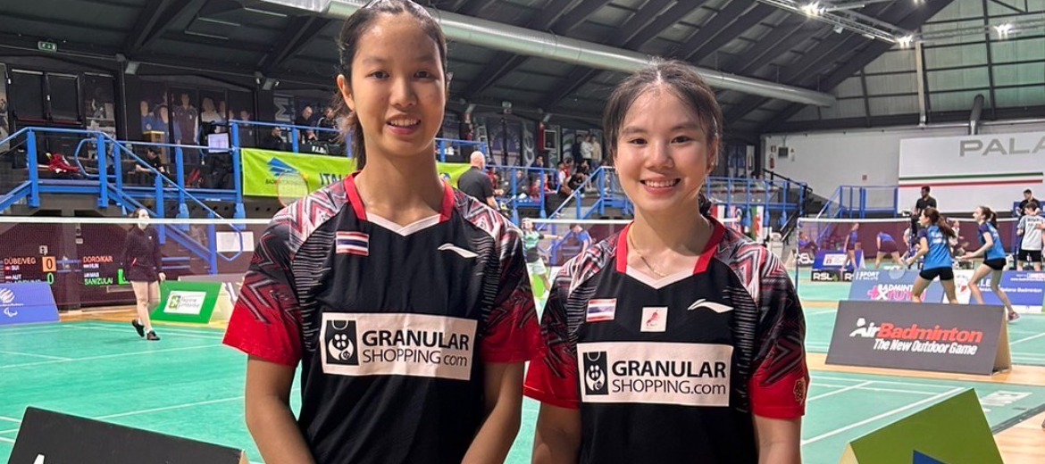 Italian Junior 2023 วันนี้“อะตอม”มือวางหนึ่งหญิงเดี่ยวลงสนามนัดแรกพบสาวโรมาเนีย 