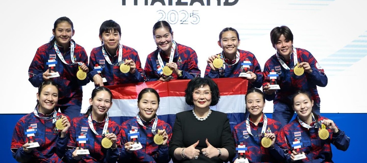 ทีมหญิงไทยคว้าเหรียญทองแบดมินตันซีเกมส์ทีมหญิง วันนี้เริ่มประเภทบุคคล “เมย์” เจอสาวพม่า