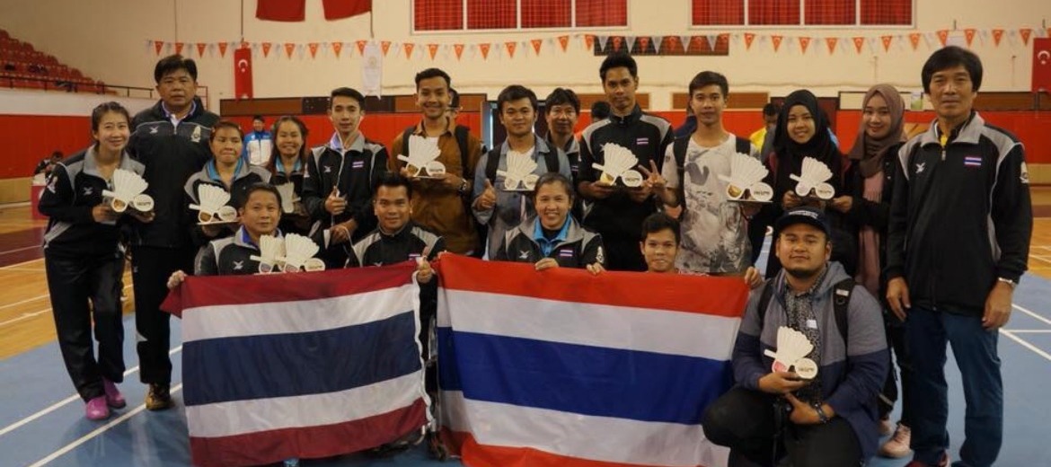ไทยคว้า 5 เหรียญทองแบดมินตันคนพิการที่ตุรกี