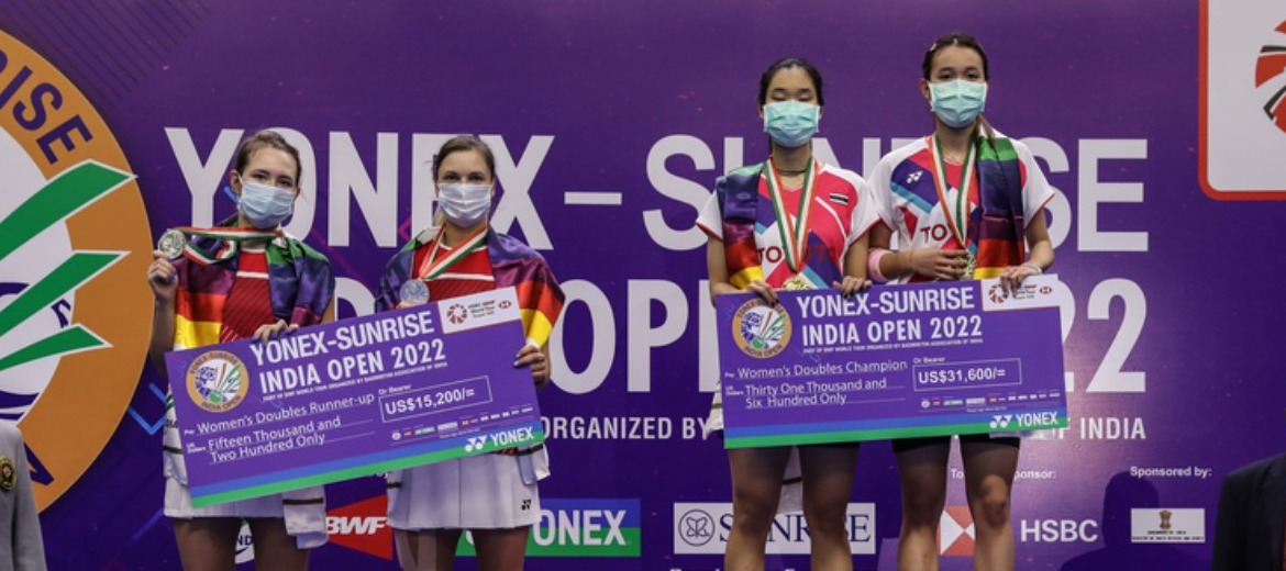 ไทยคว้า 2 แชมป์ India Open 