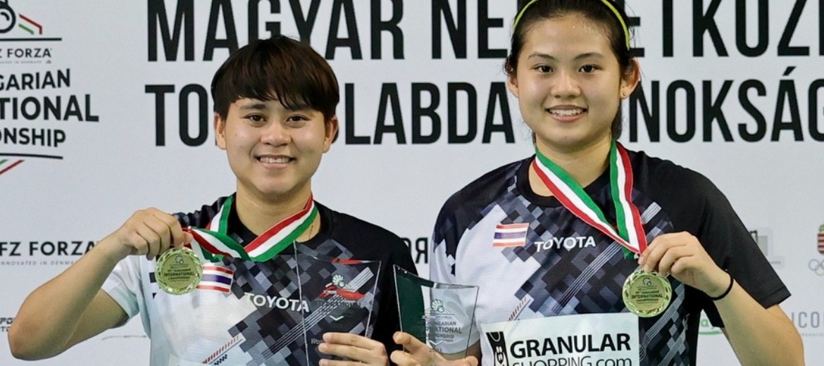 “มุก-แจ๋ม” คว้าแชมป์หญิงคู่ Hungarian International วันนี้