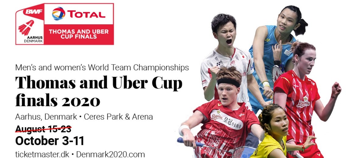 ด่วน.. THOMAS & UBER CUP เลื่อนไปแข่งขันตุลาคม