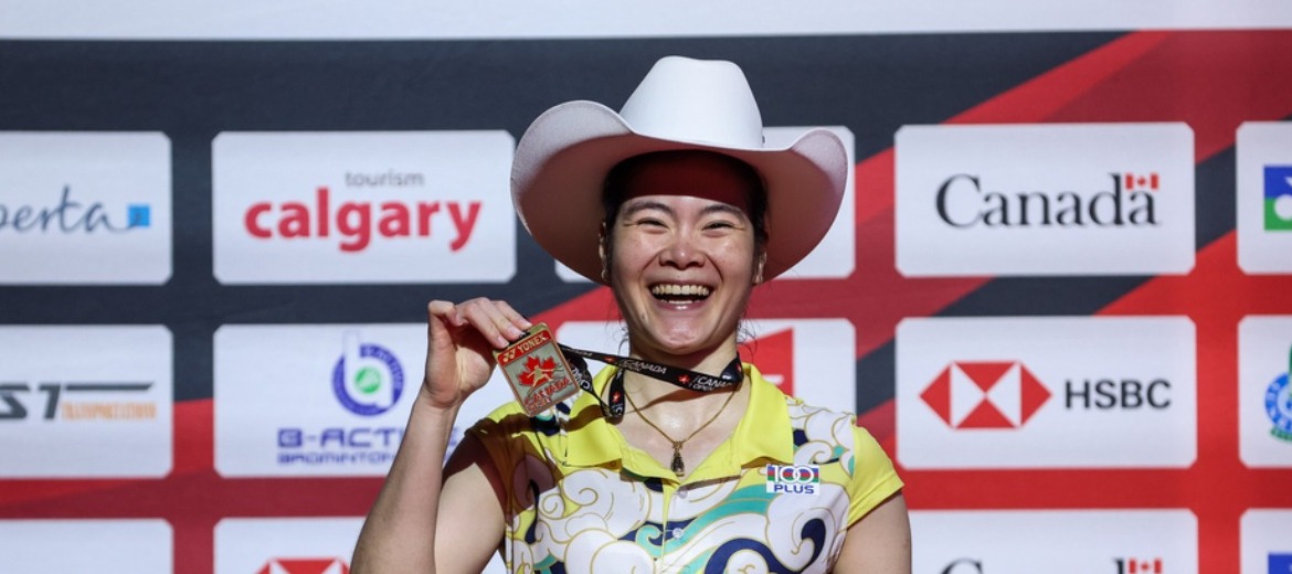“ครีม”คว้าแชมป์หญิงเดี่ยว Canada Open 2024 