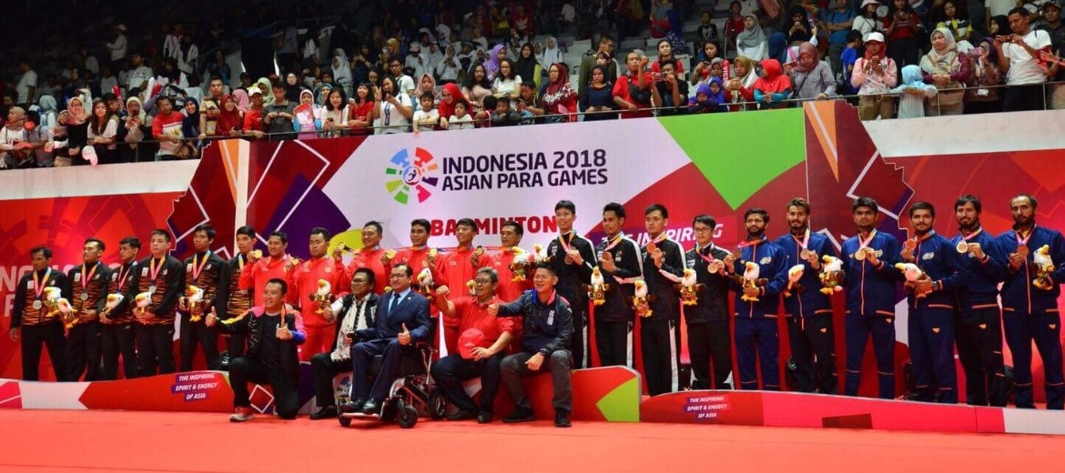 ทีมแบดมินตันคนพิการไทยคว้าเหรียญทองแดงเอเชียนพาราเกม