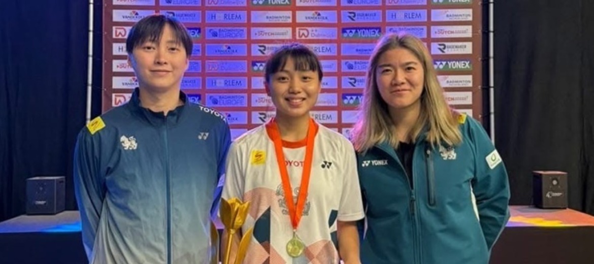 “หนูแหวน”คว้าแชมป์หญิงเดี่ยว Dutch Junior