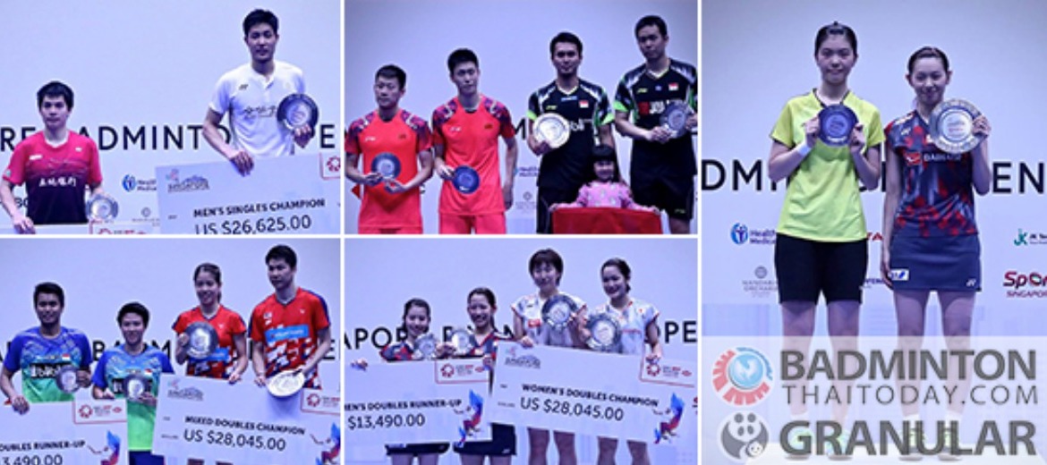 บทสรุป Singapore Open “ญี่ปุ่น”ก็ยังเป็น”ญี่ปุ่น”