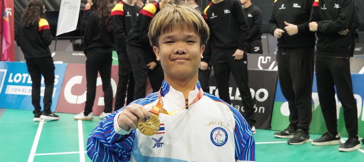"โปเต้" คว้าแชมป์ Spanish Para Badminton