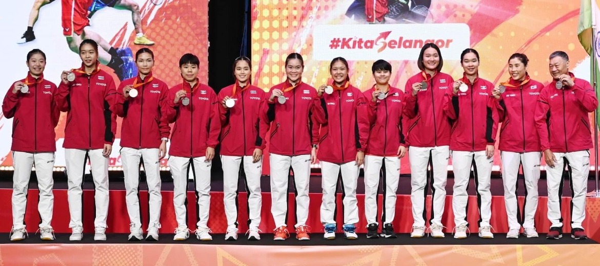 “จีน-อินเดีย” คว้าแชมป์แบดชิงแชมป์เอเชียประเภททีม ทีมหญิงไทยรองแชมป์