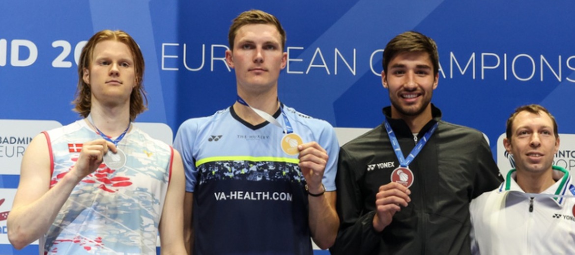 Viktor AXELSEN และ Carolina MARIN คว้าแชมป์ยุโรปตามคาด
