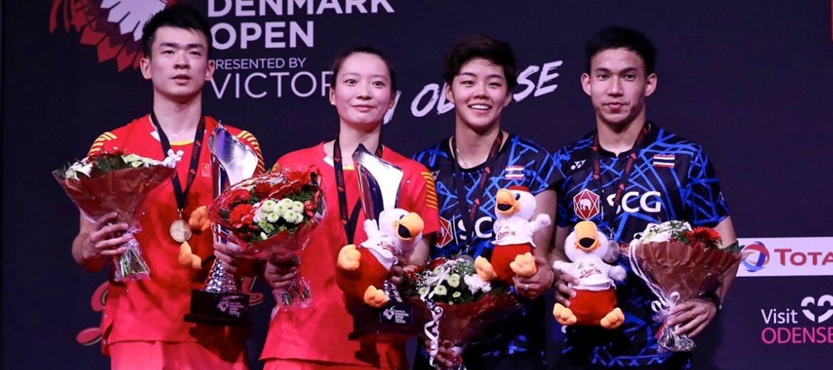ต้านไม่ไหว..”บาส-ปอป้อ”พ่ายแชมป์โลก ได้แค่รองแชมป์ Denmark Open