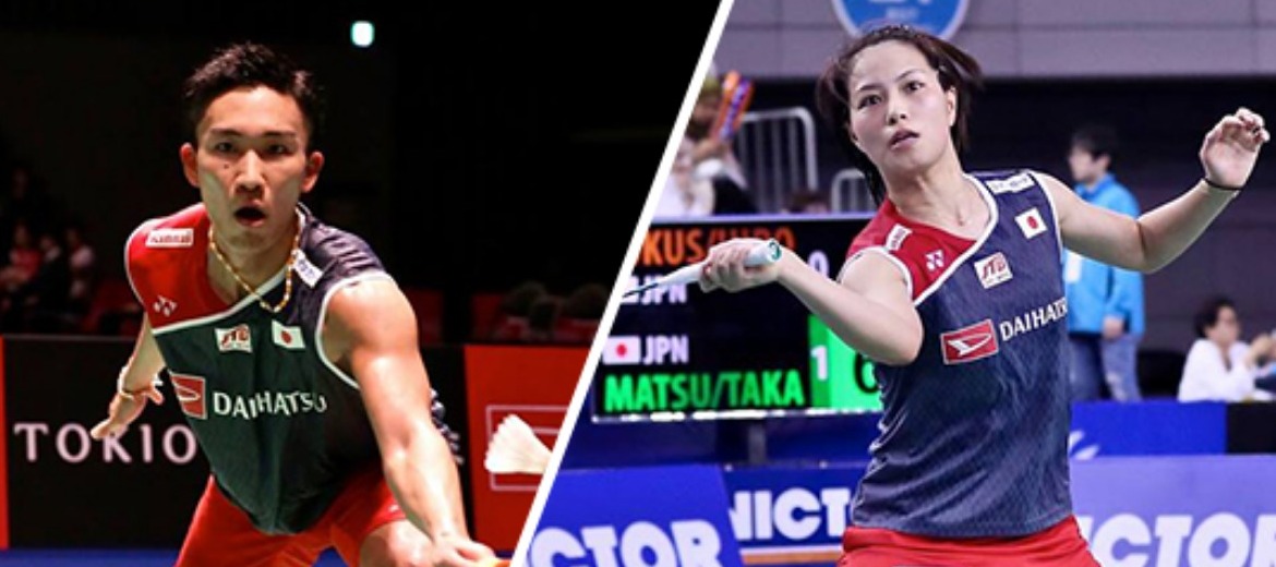 Kento Momota และ Yuki Fukushima ยังโชคดี...เจอแค่ใบเหลือง