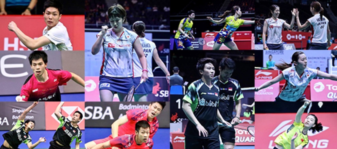 Singapore Open รอบชิงวันนี้ พิสูจน์ญี่ปุ่น-อินโด อีกครั้ง