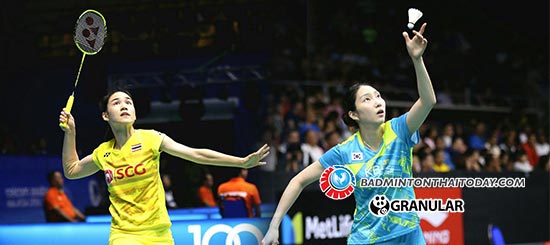 แน็ท โชว์ฟอร์มเยี่ยมชนะ SUNG Ji Hyun จากเกาหลีใต้ 2:0 เกม ในศึกชิงแชมป์เอเชีย